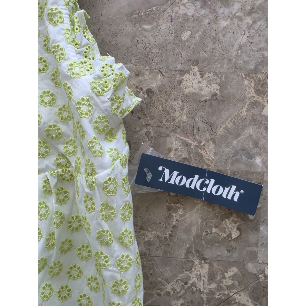 NWT ModCloth Floral Dress Garden Wedding Party Resort Vacation Womens Large - Picture 13 of 16
